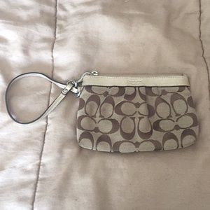 Coach Gold Wristlet